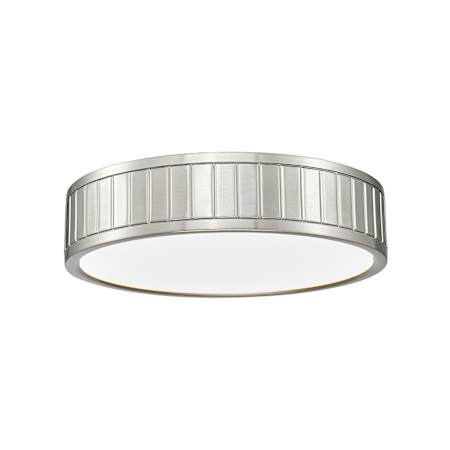 Z-Lite Madison 13" Wide LED Flush Mount Drum Ceiling Fixture Brushed Nickel
