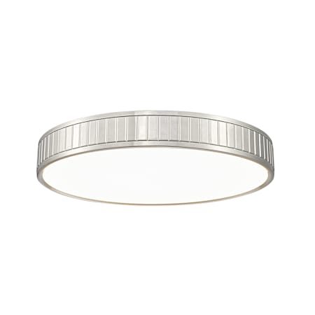 Z-Lite Madison 21" Wide LED Flush Mount Drum Ceiling Fixture Brushed Nickel