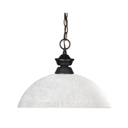 Z-Lite Riviera 1 Light Pendant with Glass Shade Olde Bronze