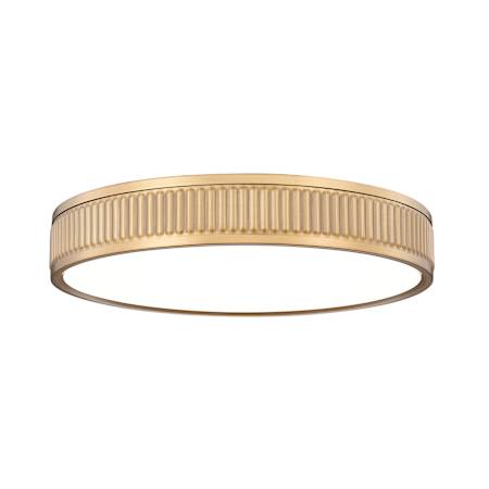 Z-Lite Stari 17" Wide Flush Mount Drum Ceiling Fixture Modern Gold