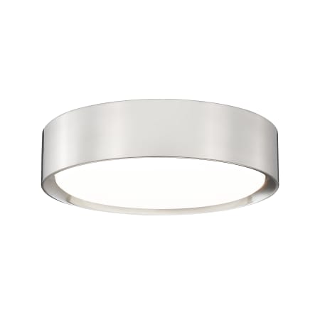 Z-Lite Kawan 12" Wide Flush Mount Drum Ceiling Fixture Brushed Nickel