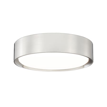 Z-Lite Kawan 12" Wide Flush Mount Drum Ceiling Fixture Brushed Nickel
