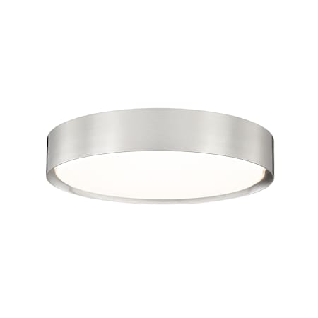 Z-Lite Kawan 16" Wide Flush Mount Drum Ceiling Fixture Brushed Nickel