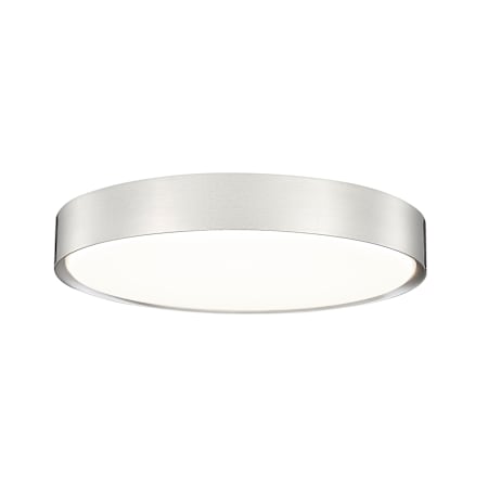 Z-Lite Kawan 20" Wide Flush Mount Drum Ceiling Fixture Brushed Nickel