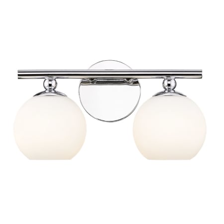 Z-Lite Neoma 2 Light 8" Wide Vanity Light Chrome