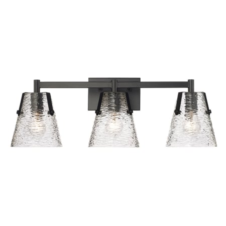 Z-Lite Analia 3 Light 10" Wide Vanity Light Matte Black