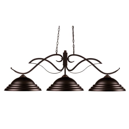 Z-Lite Phoenix 3 Light 55" Wide Billiard Chandelier Bronze