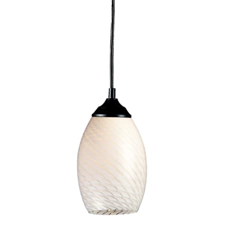 Z-Lite Jazz 1 Light Mini Pendant Sand Black / White
