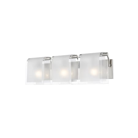 Z-Lite Zephyr 3 Light 23" Wide Bathroom Vanity Light Brushed Nickel