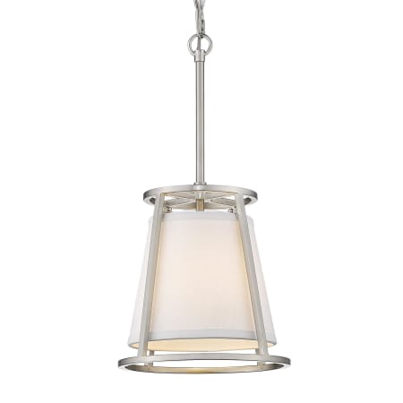 Z-Lite Lenyx Pendant 10" Wide Mini Pendant Brushed Nickel