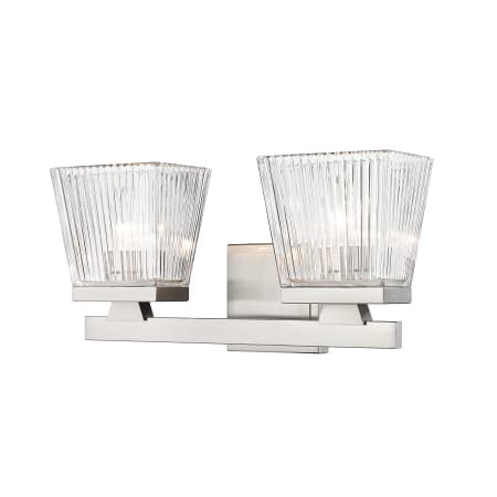 Z-Lite Astor 2 Light 16" Wide Bathroom Vanity Light Brushed Nickel