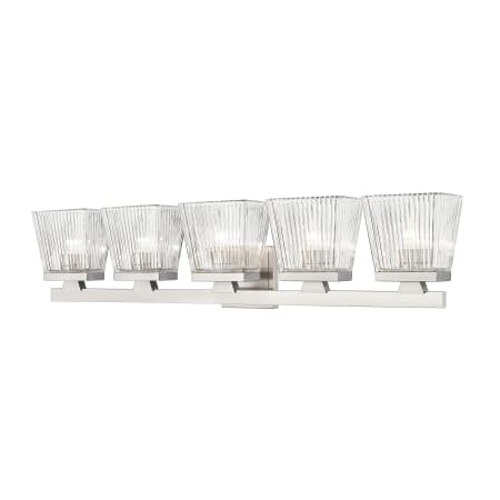 Z-Lite Astor 5 Light 36" Wide Bathroom Vanity Light Brushed Nickel