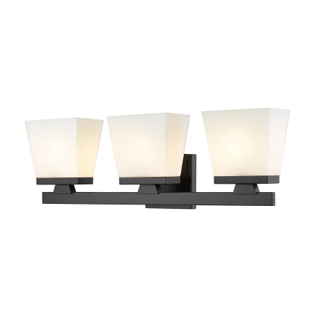 Z-Lite Astor 3 Light 23" Wide Bathroom Vanity Light Matte Black