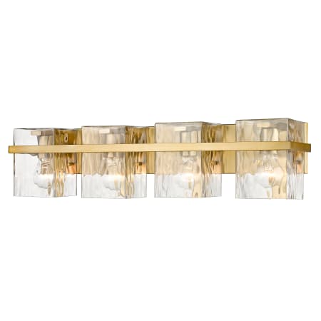 Z-Lite Bennington 4 Light 29" Wide Bathroom Vanity Light Modern Gold