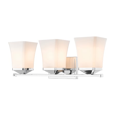 Z-Lite Darcy 3 Light 22" Wide Bathroom Vanity Light Chrome