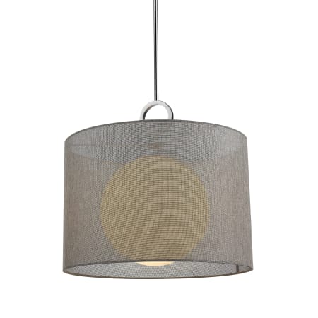 Z-Lite Arosia 20" Wide Drum Chandelier Chrome