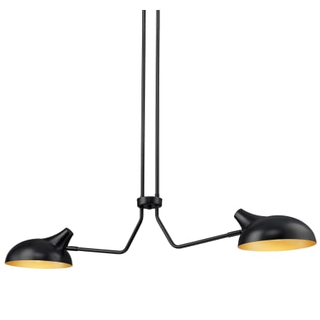 Z-Lite Bellamy 2 Light 10" Wide Multi Light Pendant Matte Black