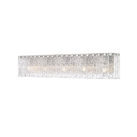 Z-Lite Glacier 37" Wide Vanity Light Brushed Nickel