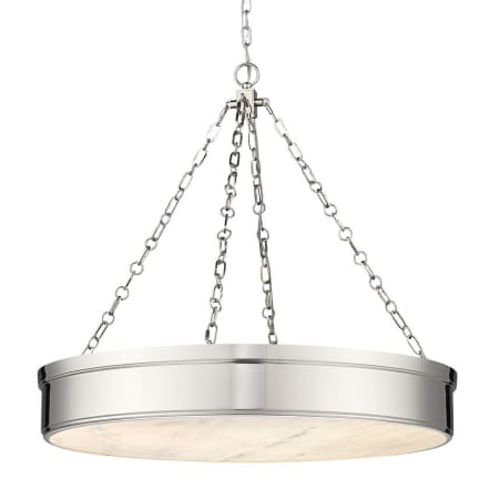 Z-Lite Anders 3 Light 33" Wide LED Pendant Polished Nickel