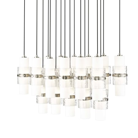 Z-Lite Cayden 17 Light 42" Wide Linear Chandelier Brushed Nickel