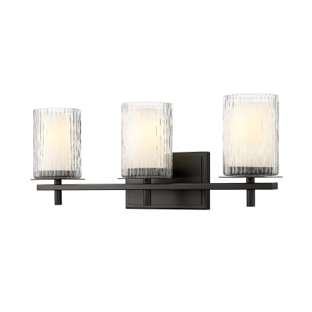 Z-Lite Grayson 3 Light 23" Wide Vanity Light Matte Black