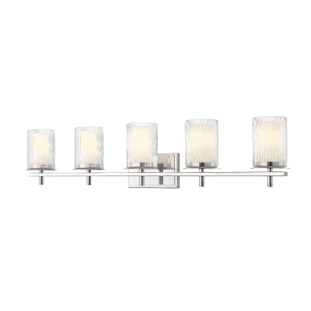 Z-Lite Grayson 5 Light 40" Wide Vanity Light Chrome