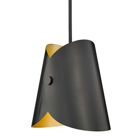 Z-Lite Salone 10" Wide Pendant Matte Black