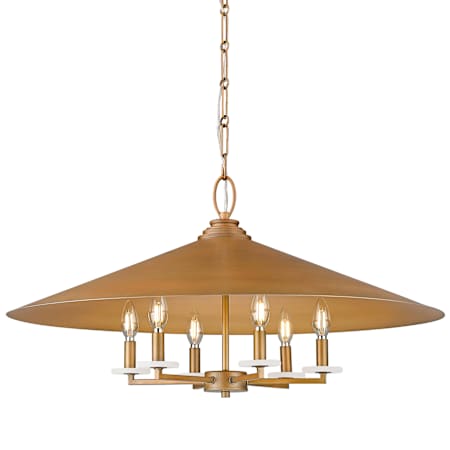 Z-Lite Rialto 6 Light 32" Wide Pendant Signature Gold