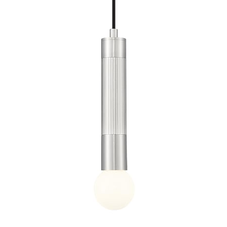 Z-Lite Stari 5" Wide Cord-Hung Mini Pendant Brushed Nickel