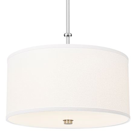 Z-Lite Linden 18" Wide LED Pendant Brushed Nickel