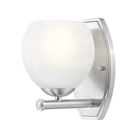 Z-Lite Colette 9" Tall Bathroom Sconce Brushed Nickel