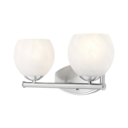 Z-Lite Colette 2 Light 16" Wide Vanity Light Brushed Nickel