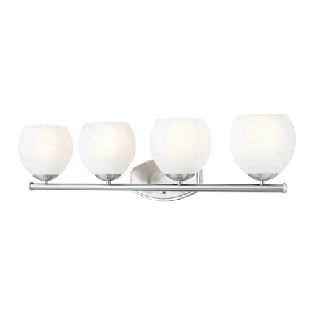 Z-Lite Colette 4 Light 32" Wide Vanity Light Brushed Nickel