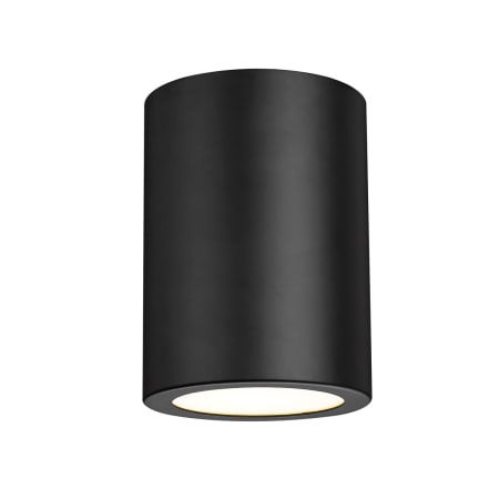 Z-Lite Harley 5" Wide Flush Mount Ceiling Fixture Matte Black