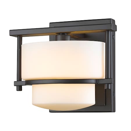 Z-Lite Porter 1 Light Bathroom Sconce Bronze
