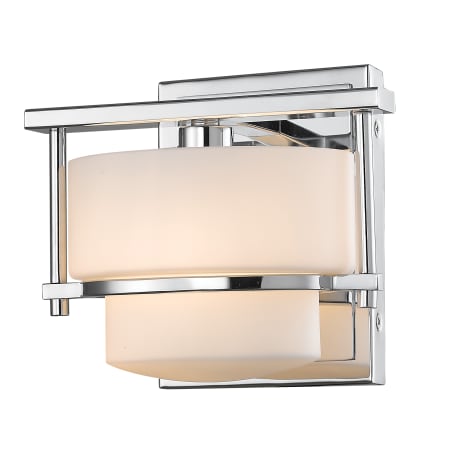 Z-Lite Porter 1 Light Bathroom Sconce Chrome