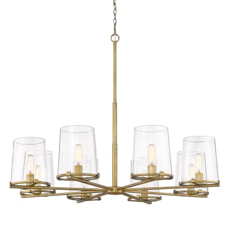 Z-Lite Callista 8 Light 44" Wide Chandelier Rubbed Brass