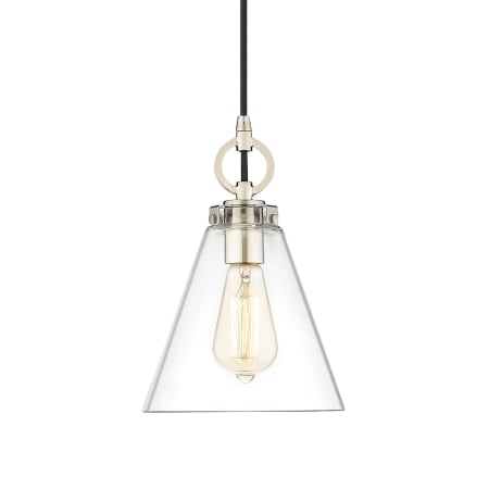 Z-Lite Harper 8" Wide Mini Pendant Brushed Nickel