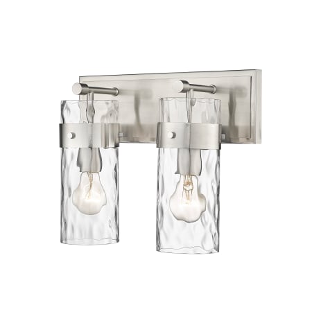 Z-Lite Fontaine 2 Light 14" Wide Bathroom Vanity Light Brushed Nickel