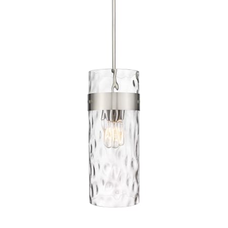Z-Lite Fontaine 3 Light 9" Wide Mini Pendant Brushed Nickel
