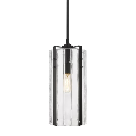 Z-Lite Alverton 8" Wide Mini Pendant Matte Black