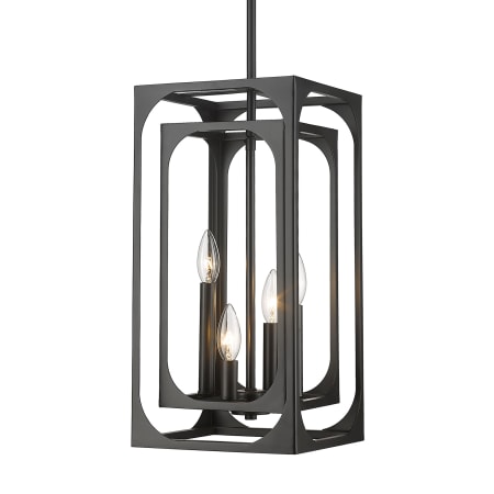Z-Lite Easton 4 Light 10" Wide Mini Pendant Matte Black