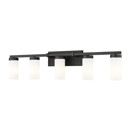 Z-Lite Danica 5 Light 39" Wide Vanity Light Matte Black