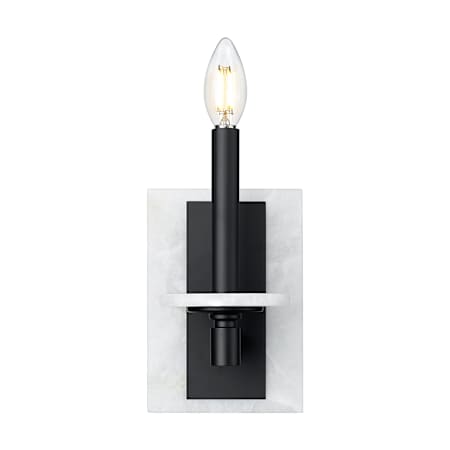 Z-Lite Kaden 9" Tall Bathroom Sconce Matte Black