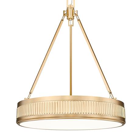 Z-Lite Quinn 22" Wide LED Pendant Modern Gold
