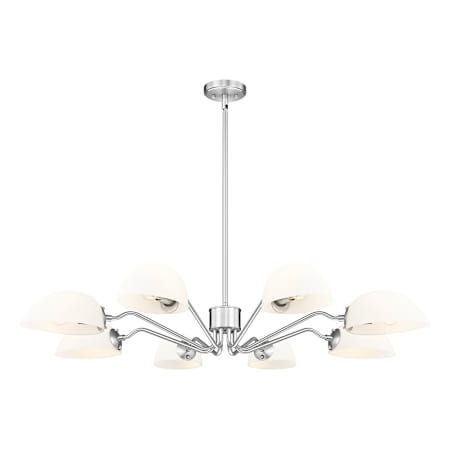 Z-Lite Breton 8 Light 46" Wide Chandelier Brushed Nickel