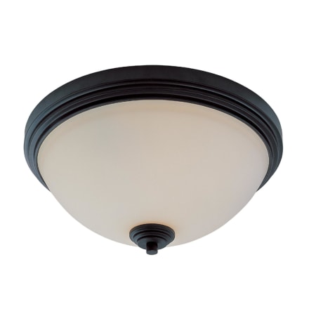 Z-Lite Chelsey 3 Light Flushmount Ceiling Fixture Dark Bronze