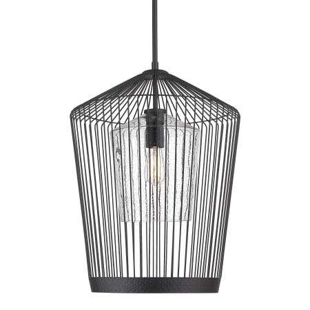 Z-Lite Lido 19" Wide Cage Pendant Matte Black