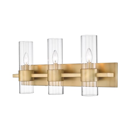 Z-Lite Lawson 3 Light 25" Wide Vanity Strip Rubbed Brass