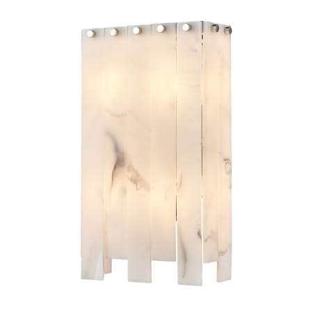 Z-Lite Viviana 4 Light 16" Tall Wall Sconce Polished Nickel